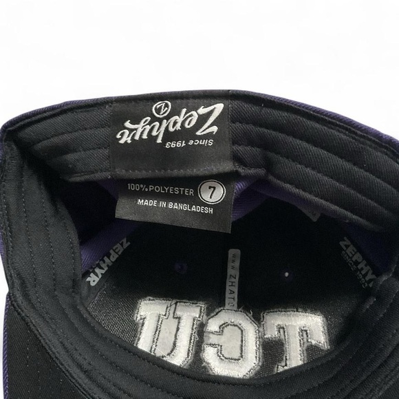 Zephyr | TCU Horned Frogs Fitted Hat | Size 7 🐸✨ - Picture 3 of 7